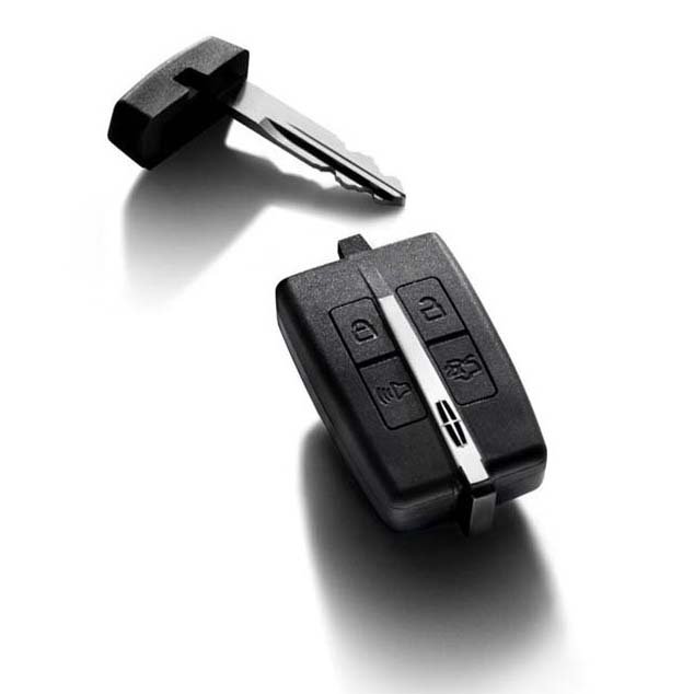 Car key scanning lens