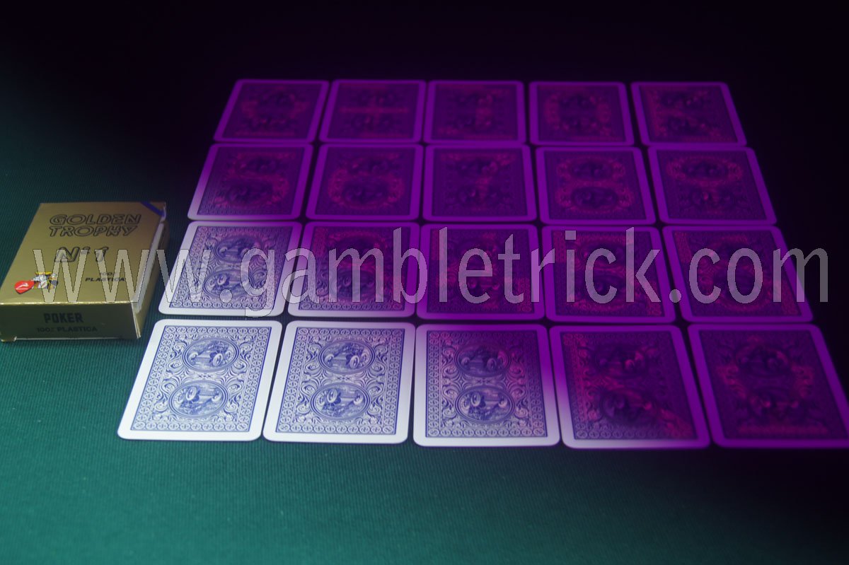 Modiano Golden trophy Marked Cards